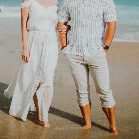 Angels BY THE SEA HAWAII Off-White Maxi Dress - Picture 5 of 8